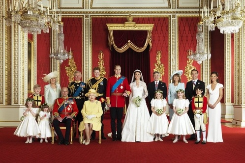 royal wedding portrait